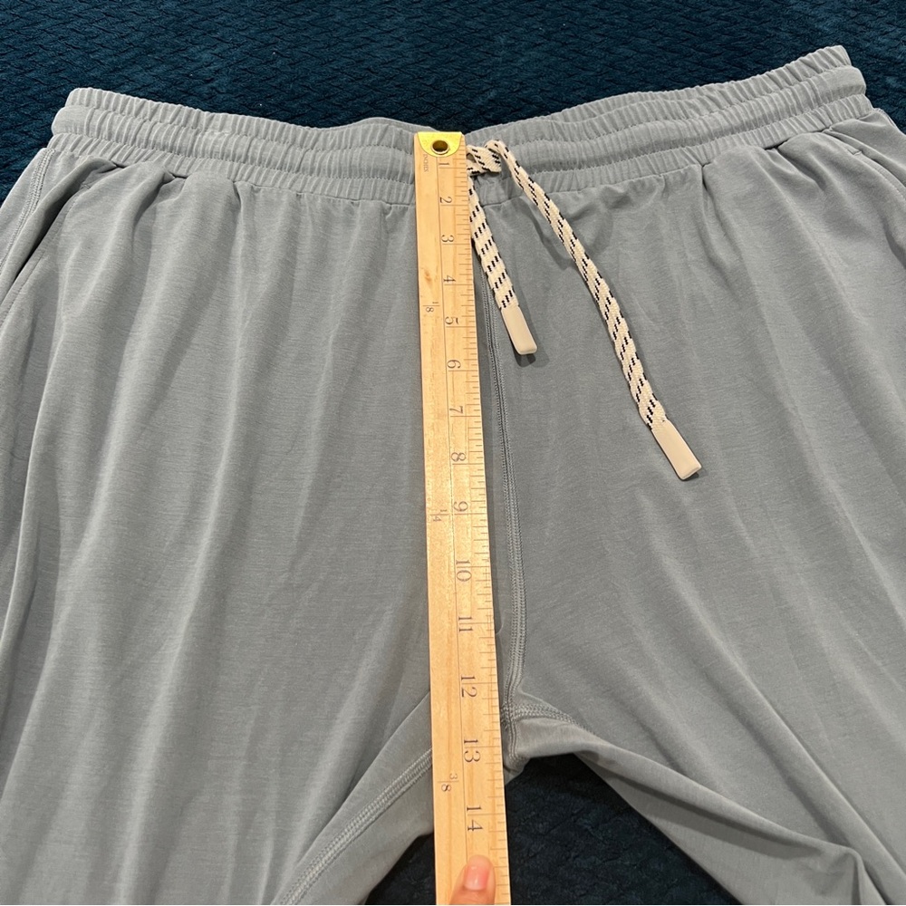 Women’s Slate Blue Jogger Track Pants - Drawstring Waist - Picture 13 of 16